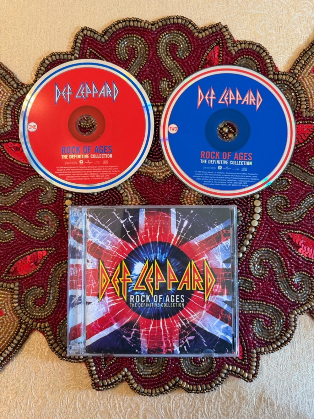 Def Leppard "Rock of Ages" used CD Set